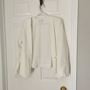 Jessica Simpson white blazer woman's size M